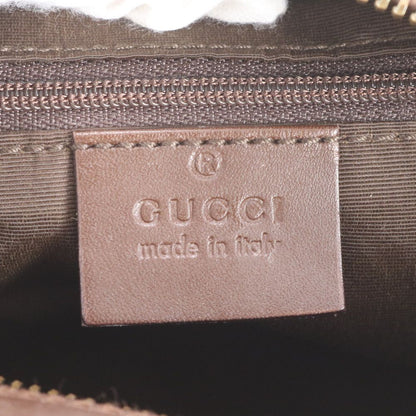 Gucci GG Canvas Leather Shoulder Bag Tote Hand Brown — view 9