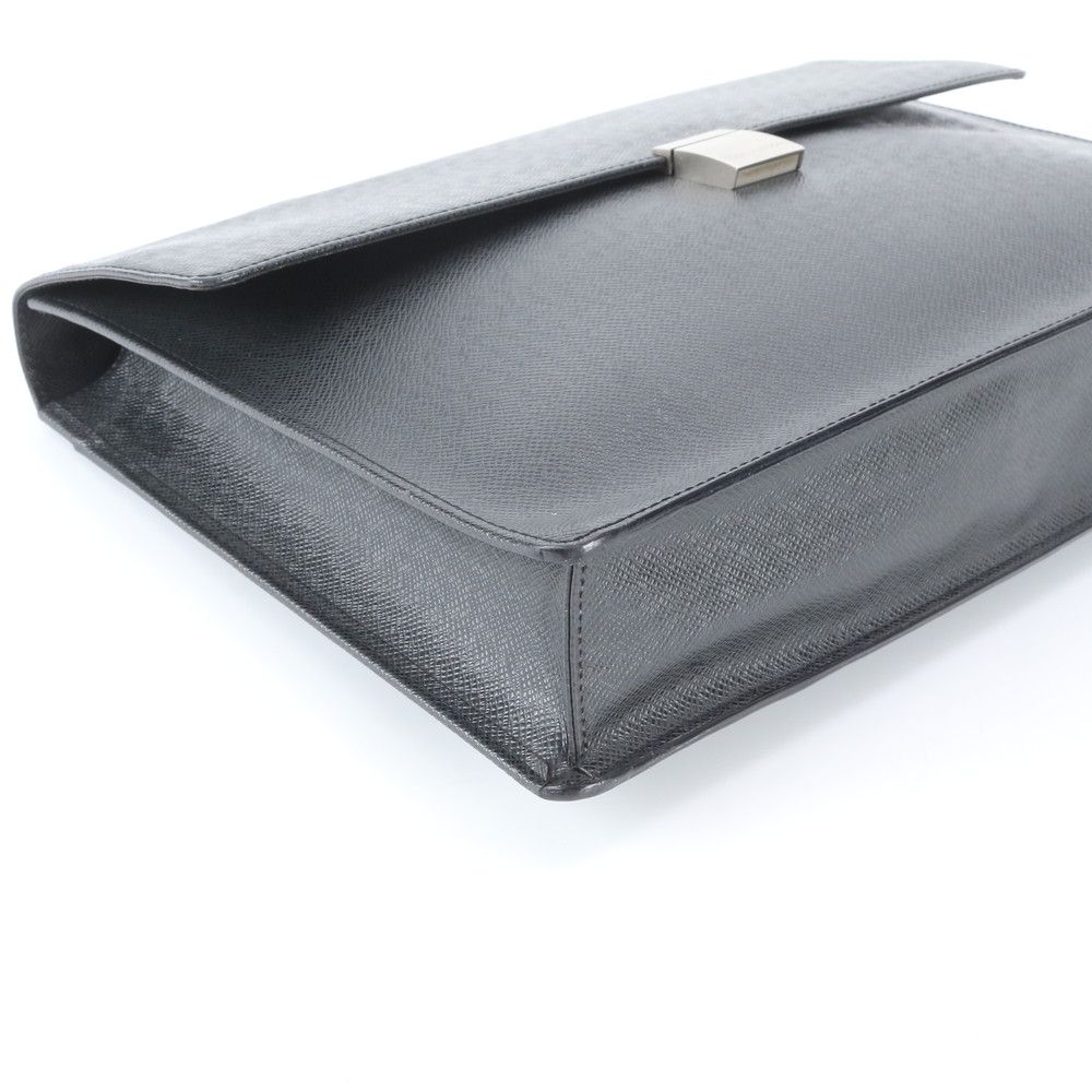 Louis Vuitton Taiga Angara Leather Business Document Briefcase Tote — view 4