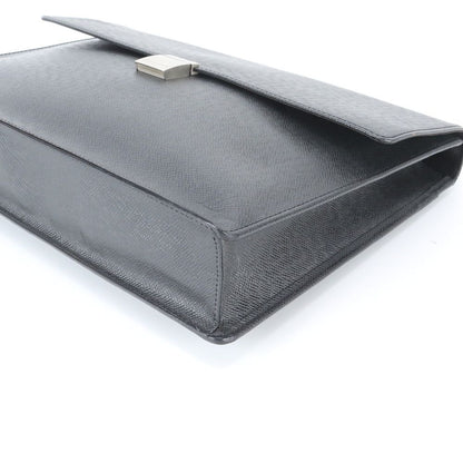Louis Vuitton Taiga Angara Leather Business Document Briefcase Tote — view 5