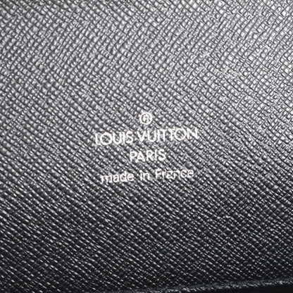 Louis Vuitton Taiga Angara Leather Business Document Briefcase Tote — view 8