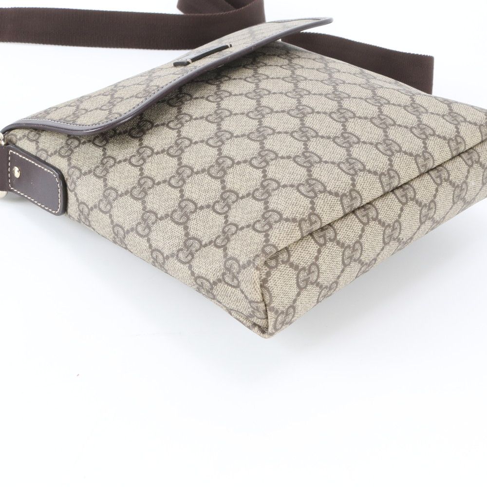 Gucci GG Supreme Leather Shoulder Bag Crossbody Messenger Business — view 4