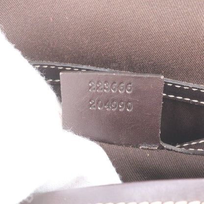 Gucci GG Supreme Leather Shoulder Bag Crossbody Messenger Business — view 9