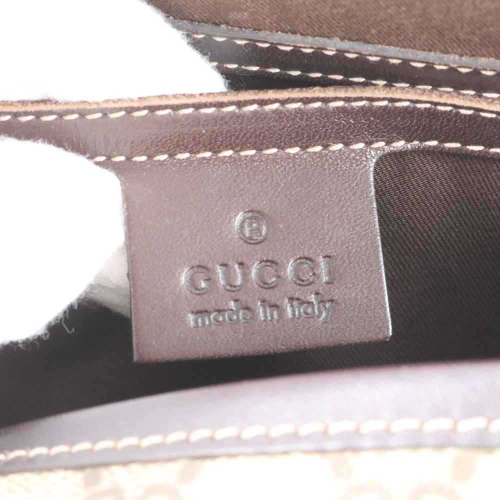 Gucci GG Supreme Leather Shoulder Bag Crossbody Messenger Business — view 8