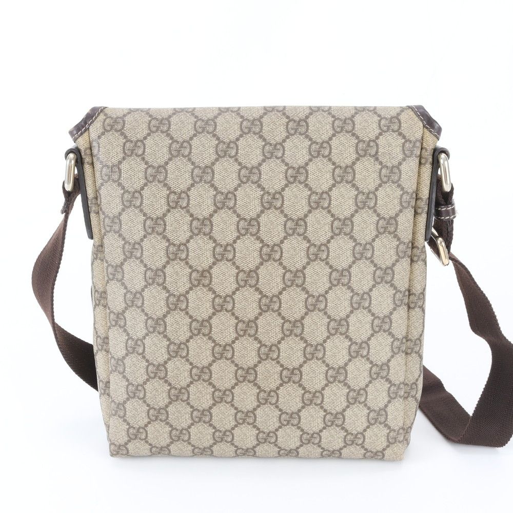 Gucci GG Supreme Leather Shoulder Bag Crossbody Messenger Business — view 3