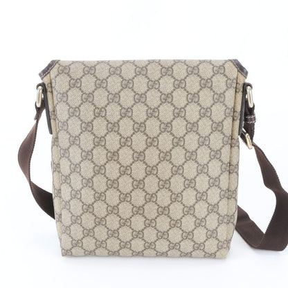 Gucci GG Supreme Leather Shoulder Bag Crossbody Messenger Business — view 3