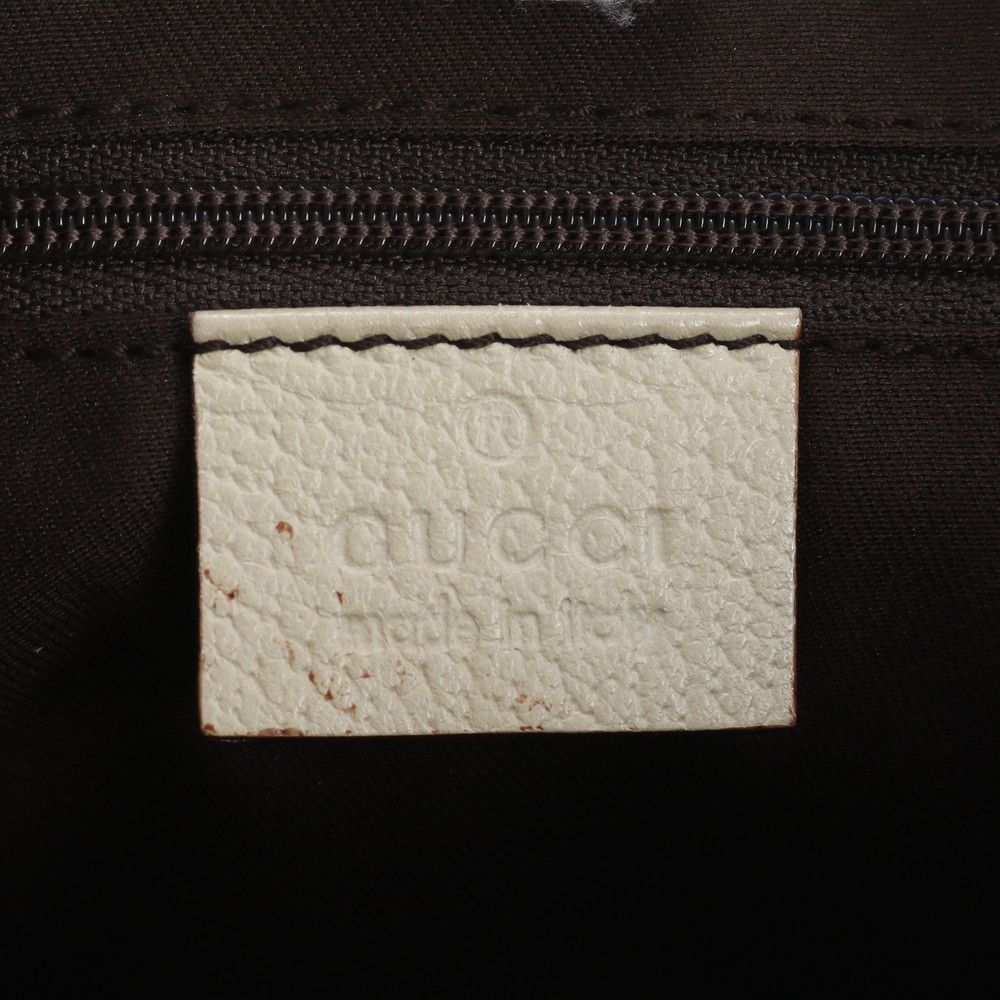 Gucci Abbey Leather Handbag Tote Erm with — view 8