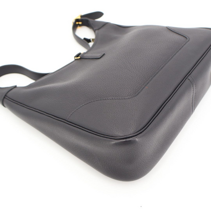 Hermes Trim 31 Black Leather Shoulder — view 9
