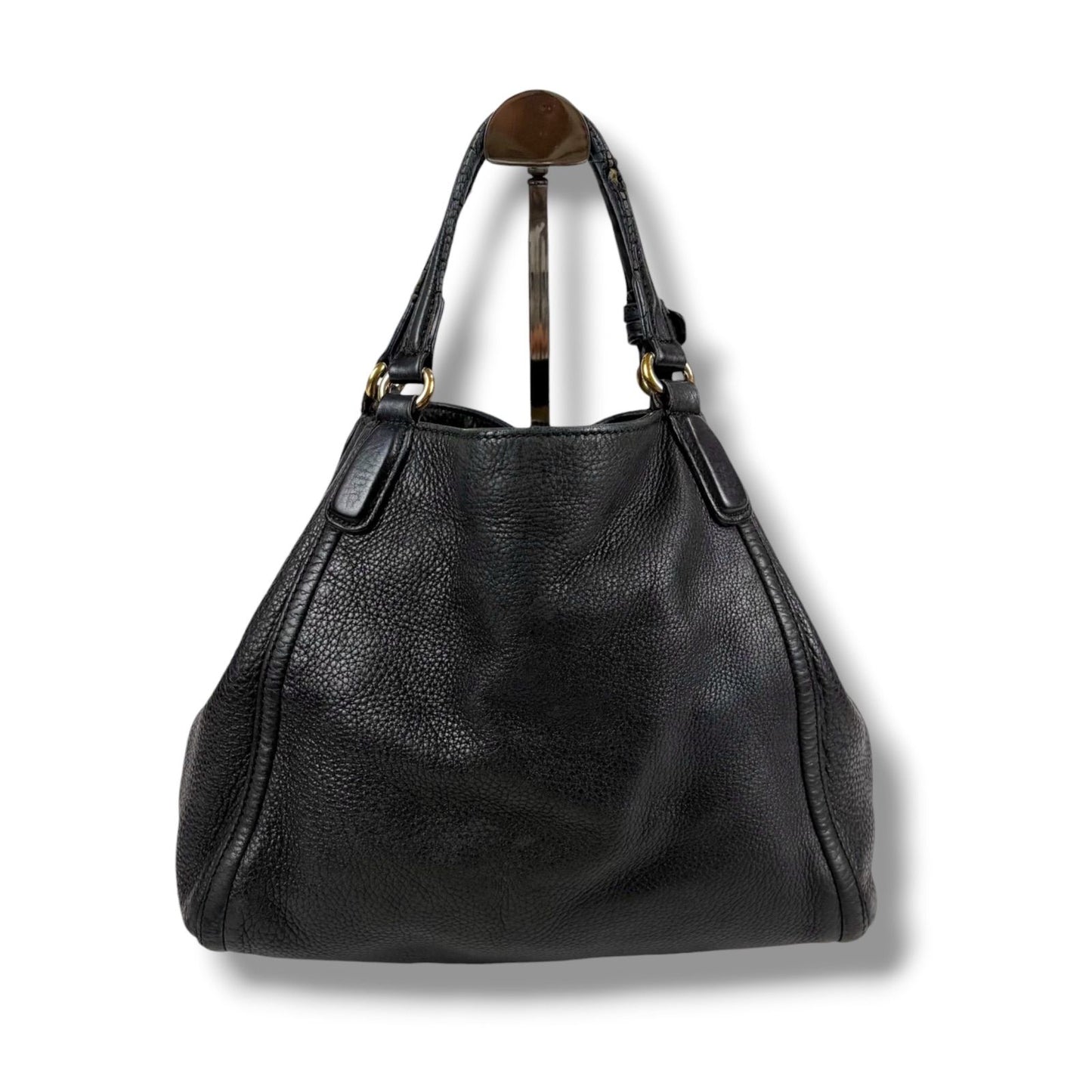 Gucci 2-Way Interlocking Soho Shoulder Bag Black Leather — view 3