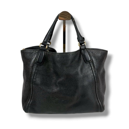 Gucci 2-Way Interlocking Soho Shoulder Bag Black Leather — view 5