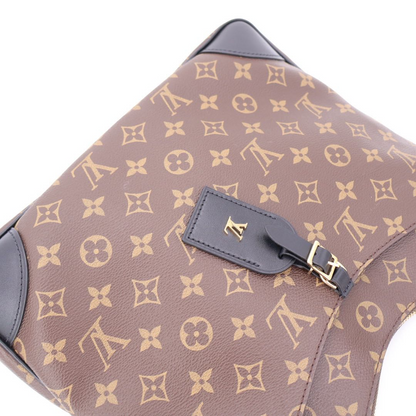 Louis Vuitton Odeon NM Shoulder Bag Crossbody Leather Noir Black — view 8