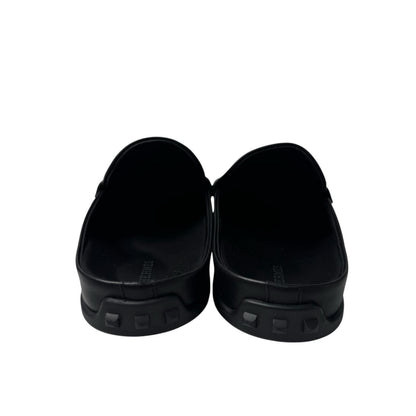 Hermes Mix Mules 36 Leather Black Slip — view 4