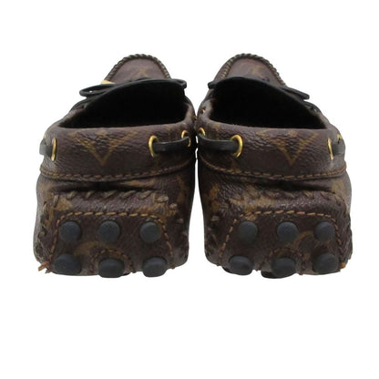 Louis Vuitton Moccasins Arizona Line Monogram Leather Ribbon Driving Shoes Flat — view 2