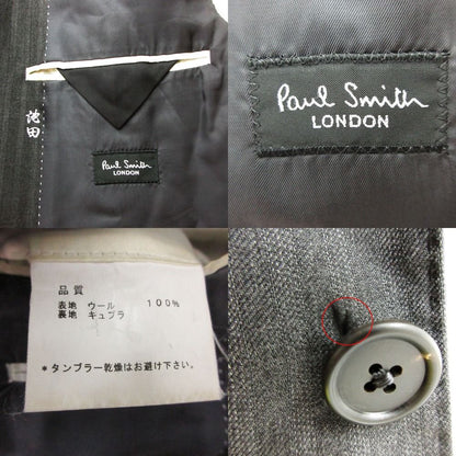 Loro Piana Paul Smith Collection Fabric Set Suit Wool Cupro Center Front Single — view 8
