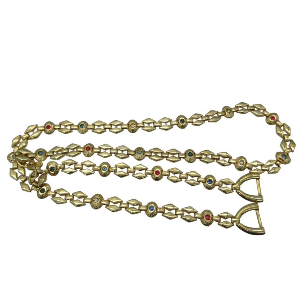 Versace Gianni Shoulder Bag Chain Vintage 309 1 Black — view 8