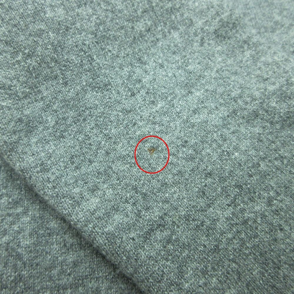 Dior Knit J'adior 8 Letter Ring Boxy Cashmere Sweater Long Sleeve Gray 38 — view 7
