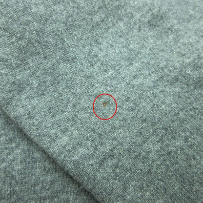 Dior Knit J'adior 8 Letter Ring Boxy Cashmere Sweater Long Sleeve Gray 38