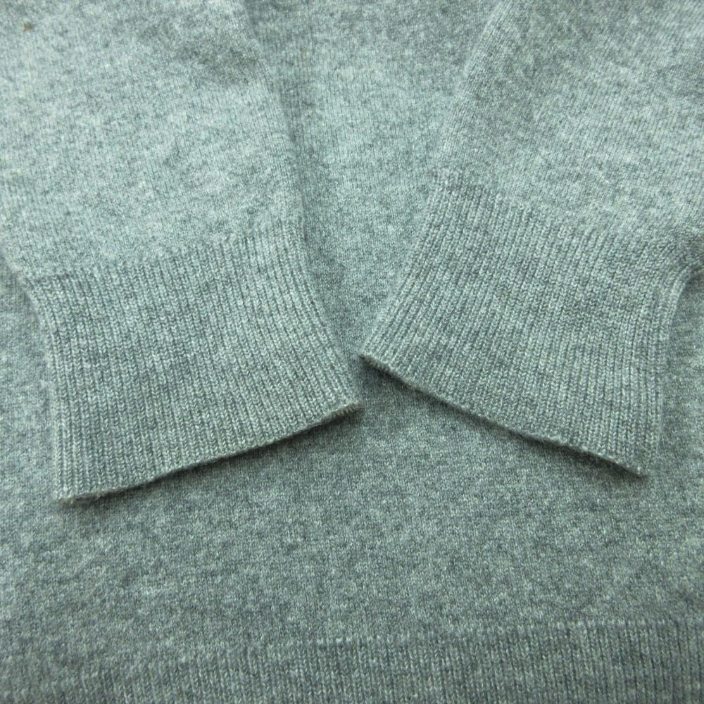 Dior Knit J'adior 8 Letter Ring Boxy Cashmere Sweater Long Sleeve Gray 38 — view 5