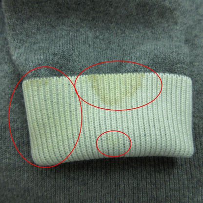 Dior Knit J'adior 8 Letter Ring Boxy Cashmere Sweater Long Sleeve Gray 38