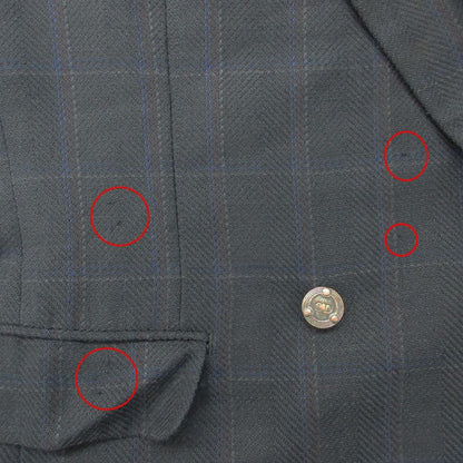 Dior Vintage Dio Monsieur Double jacket Breasted Blazer ludo Logo Button Silk — view 8