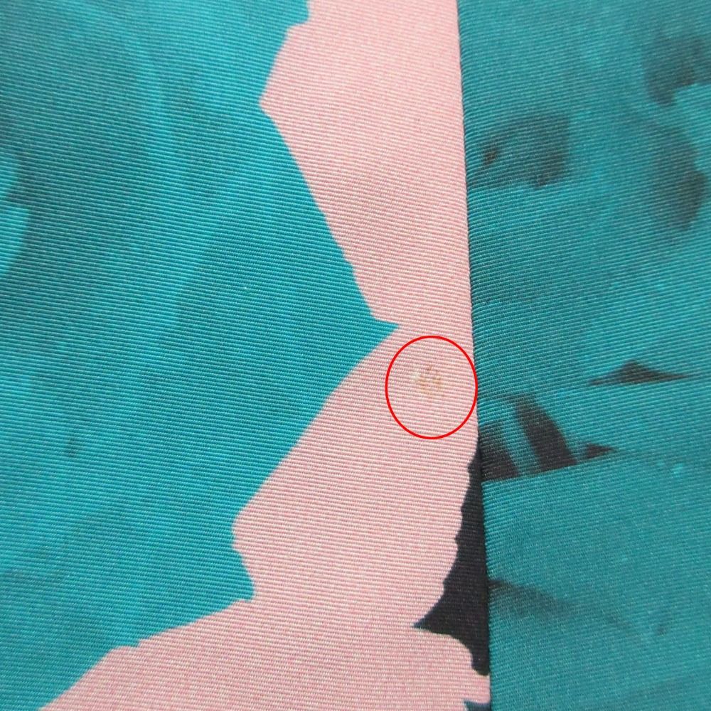 Dior Dress Sleeveless Asymmetrical Floral Pattern Rose Silk Pink 40 — view 8