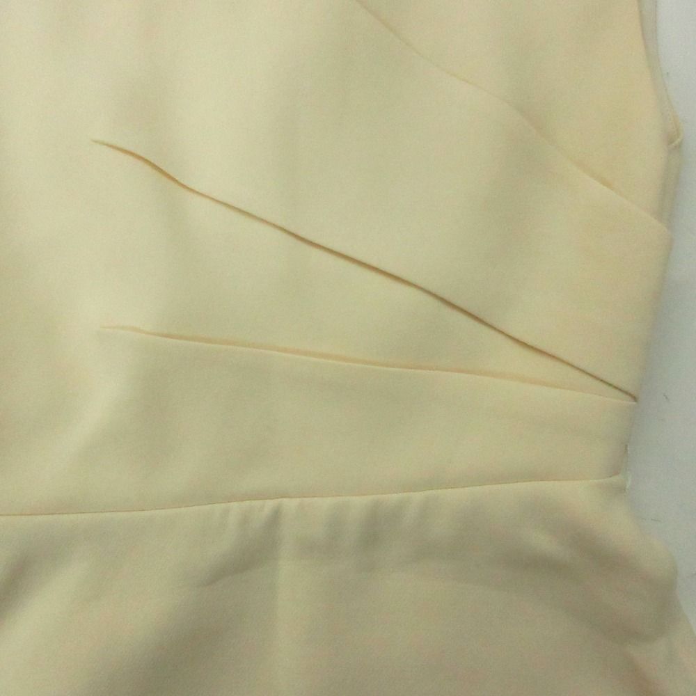 Dior Dress Sleeveless Cache Couple Neck Wool Silk White 38 — view 5