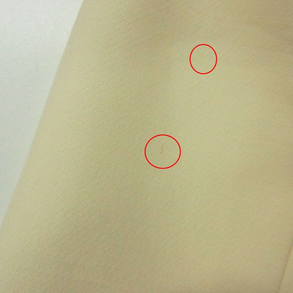 Dior Dress Velours Neck Flare Wool Silk White 38 — view 8