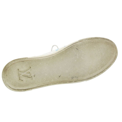 Louis Vuitton Sneakers Monogram Multicolor High Cut Shoes Leather LV Logo White — view 3