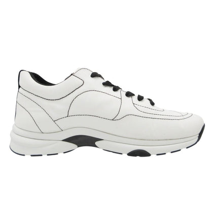 Chanel Sneakers CC Logo Stitch Shoes White — view 2