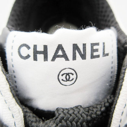 Chanel Sneakers CC Logo Stitch Shoes White — view 6