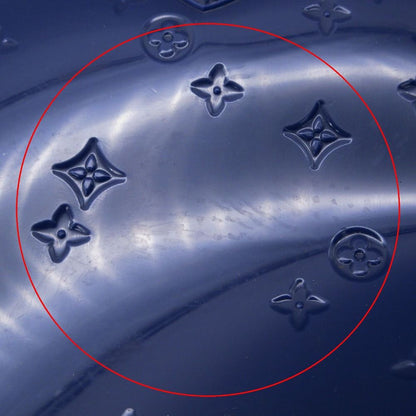 Louis Vuitton Boots Long Rain Lava Monogram LV Logo Shoes Blue — view 8