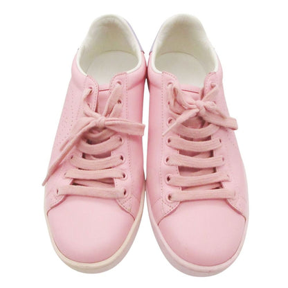 Gucci Sneakers Ace Interlocking Leather Low Cut Shoes Pink — view 4