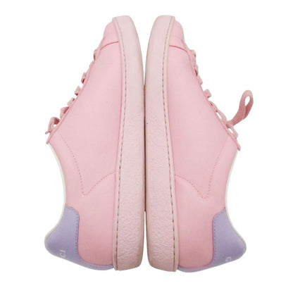 Gucci Sneakers Ace Interlocking Leather Low Cut Shoes Pink — view 7