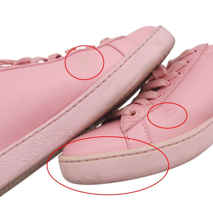 Gucci Sneakers Ace Interlocking Leather Low Cut Shoes Pink — view 9