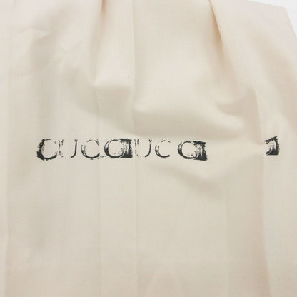 Gucci Pants Pleats Wide Gaucho Skirt Culottes Logo Light Beige 38 — view 8