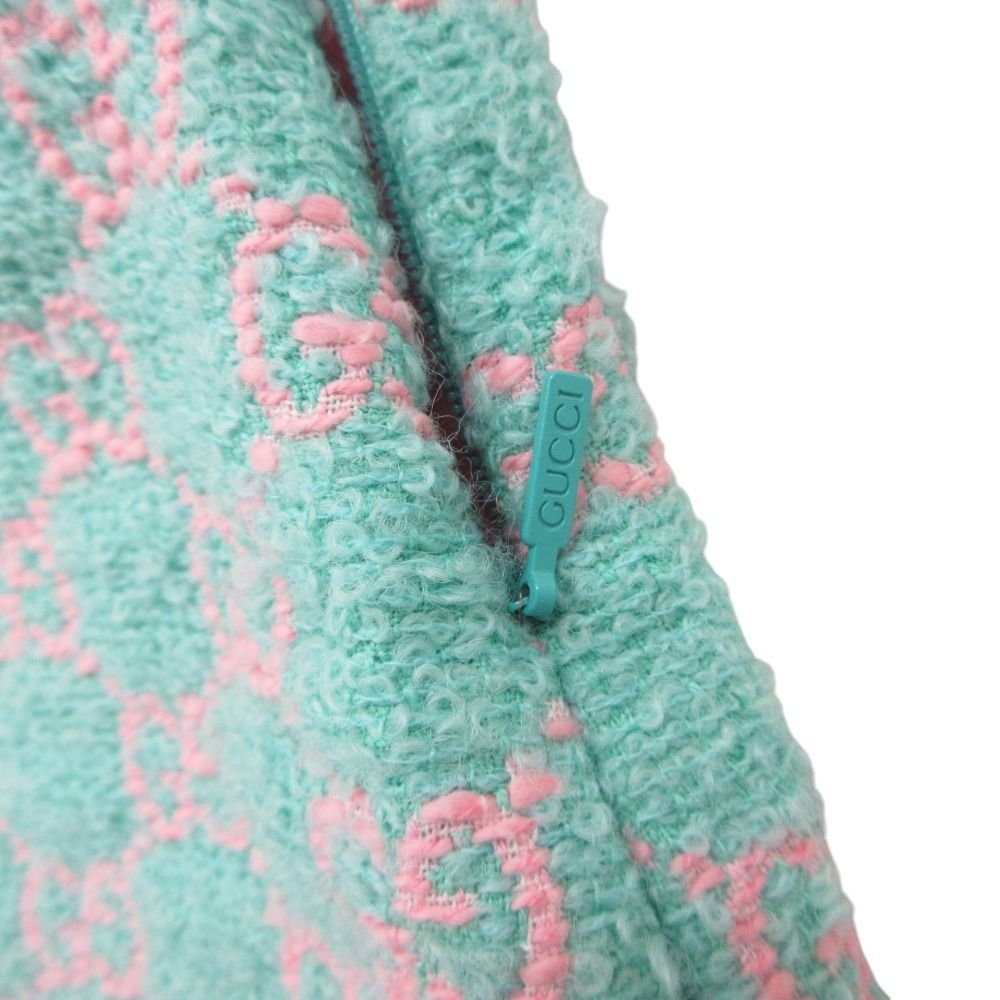 Gucci Skirt Tweed GG Jacquard Zaamp Light Green 38 — view 6