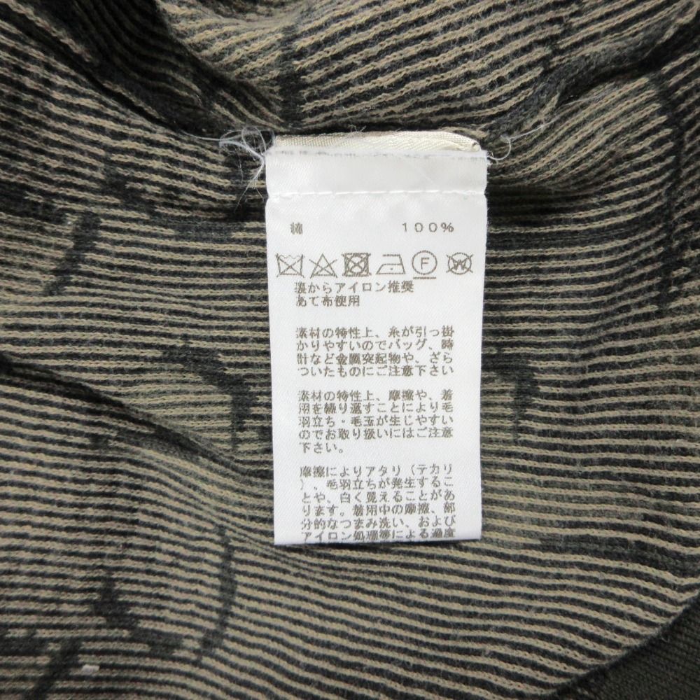 Hermes Short Sleeve T-Shirt Jacquard Summer Knit Puzzle Floral Top Black Sweater — view 7