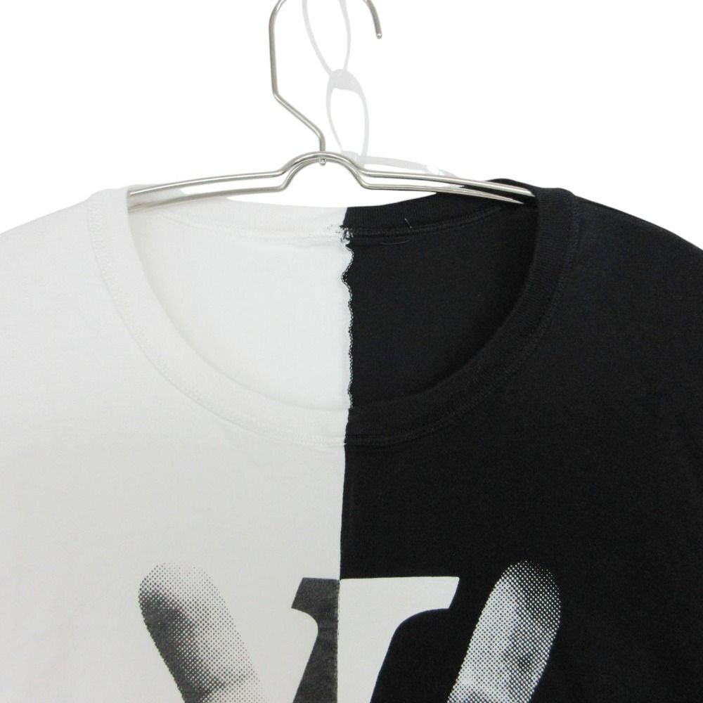 Louis Vuitton by Kim Jones Short Sleeve T-Shirt Peace and Love Reconstruction — view 3