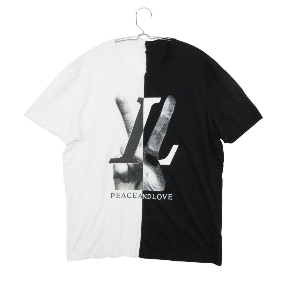 Louis Vuitton by Kim Jones Short Sleeve T-Shirt Peace and Love Reconstruction