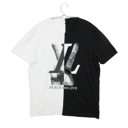 Louis Vuitton by Kim Jones Short Sleeve T-Shirt Peace and Love Reconstruction
