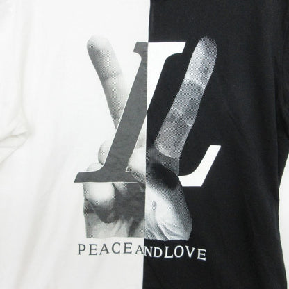Louis Vuitton by Kim Jones Short Sleeve T-Shirt Peace and Love Reconstruction — view 4
