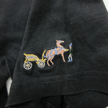 Hermes by Martin Margiela Era Polo Shirt Short Sleeve One Point Carriage Logo — view 5