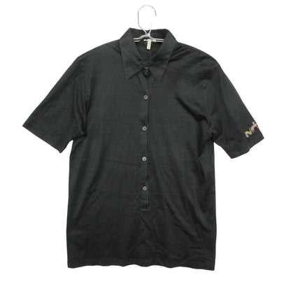 Hermes by Martin Margiela Era Polo Shirt Short Sleeve One Point Carriage Logo