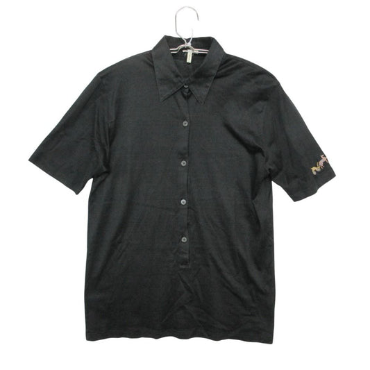 Hermes by Martin Margiela Era Polo Shirt Short Sleeve One Point Carriage Logo