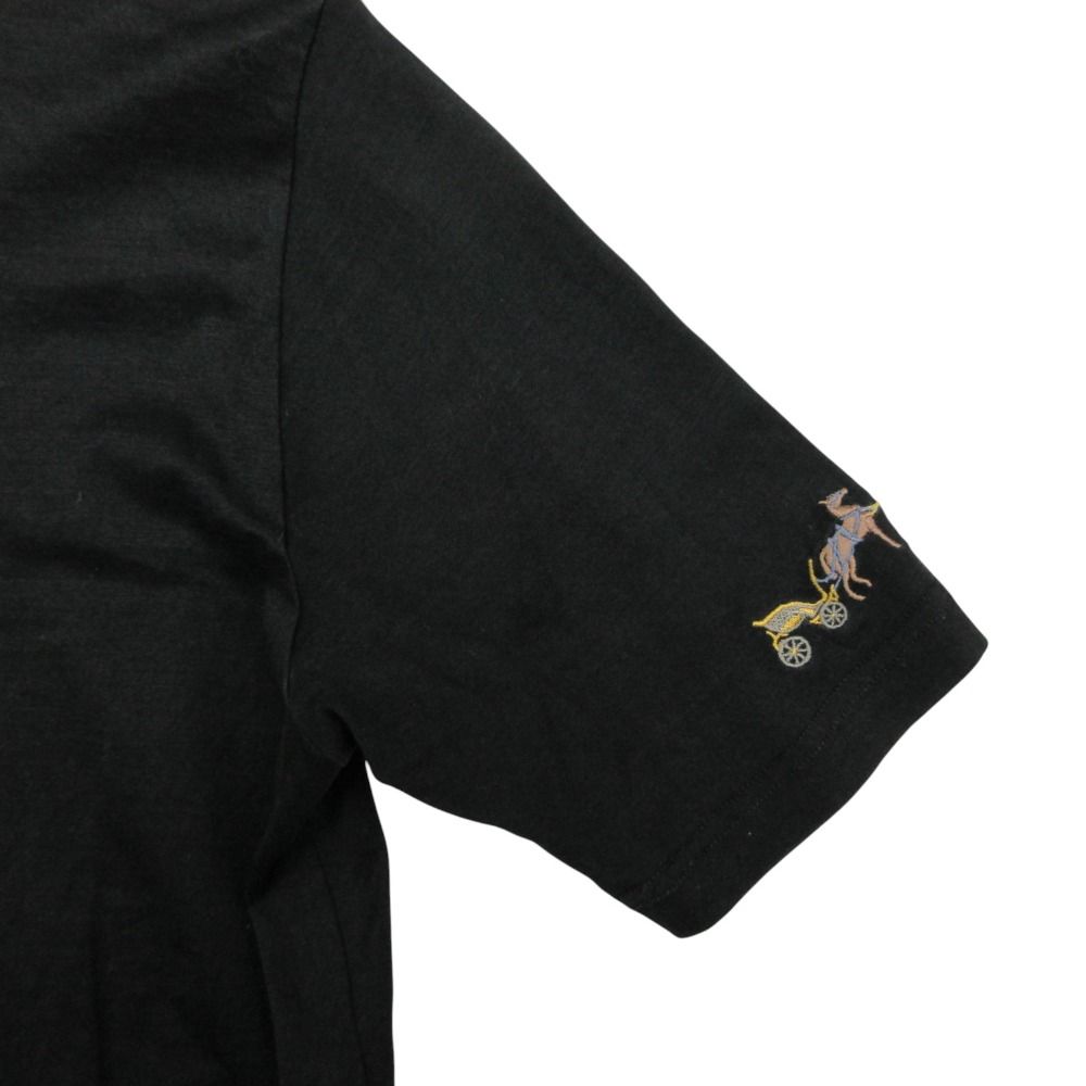 Hermes by Martin Margiela Era Polo Shirt Short Sleeve One Point Carriage Logo — view 4