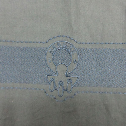 Hermes Dress Short Sleeve Embroidery Cotton Boat Neck Black 36 — view 6
