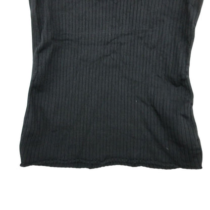 Hermes Knit Silk Rib Sweater Long Sleeve Pullover Top Black 34 — view 5