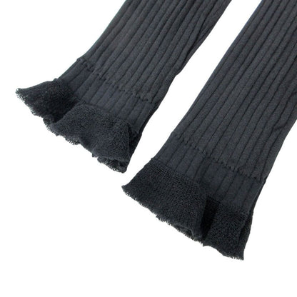 Hermes Knit Silk Rib Sweater Long Sleeve Pullover Top Black 34 — view 7