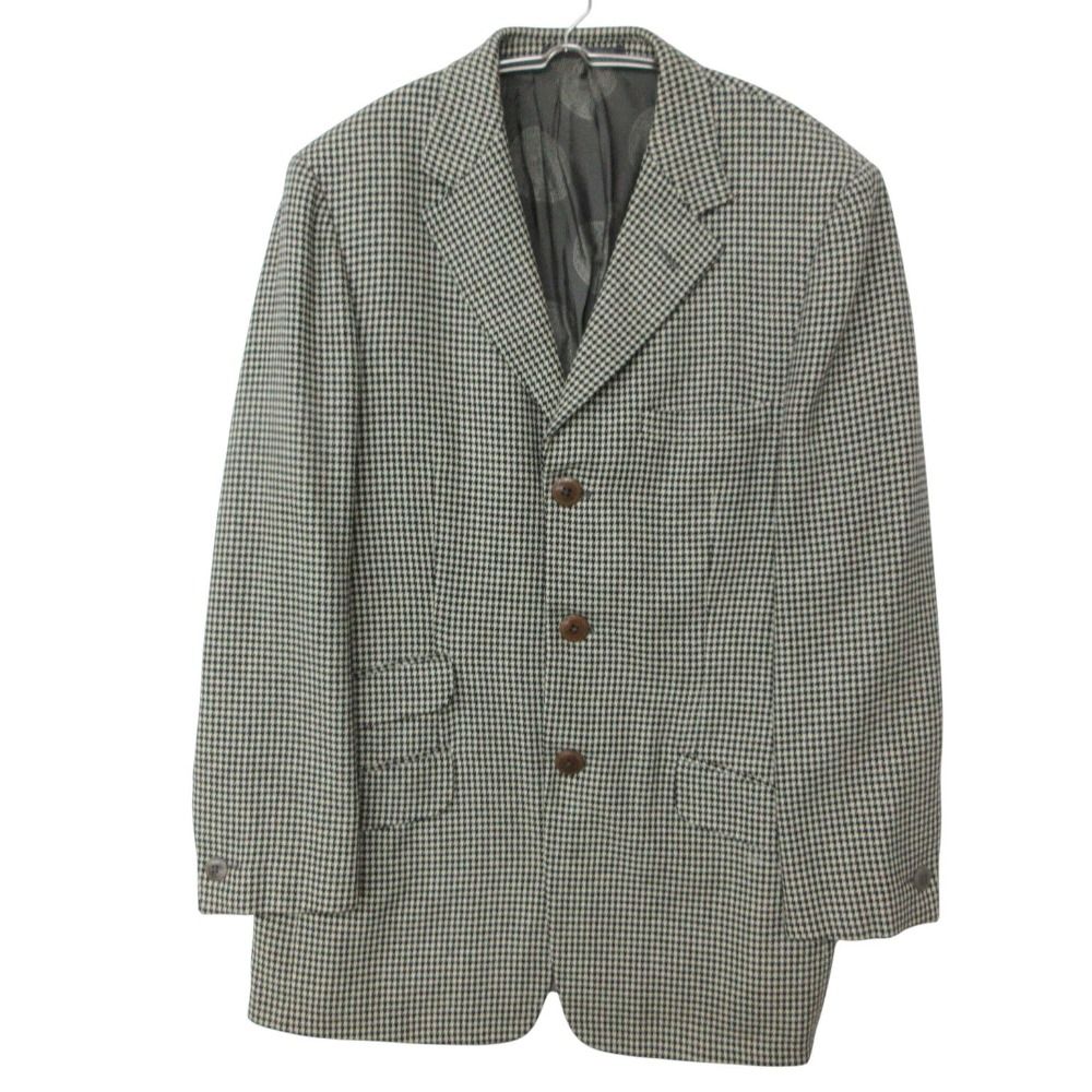 Versace Vintage Gianni Tailored Jacket Blazer Wool Lining Medusa Pattern