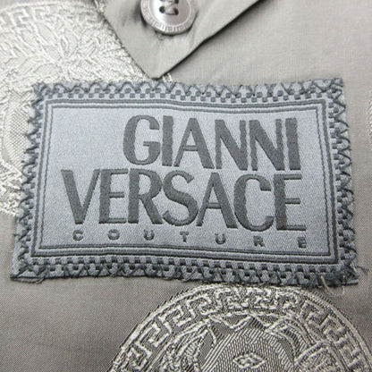 Versace Vintage Gianni Tailored Jacket Blazer Wool Lining Medusa Pattern — view 4