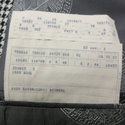 Versace Vintage Gianni Tailored Jacket Blazer Wool Lining Medusa Pattern — view 5